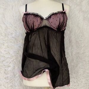 Victoria’s Secret sexy mesh and ribbon babydoll